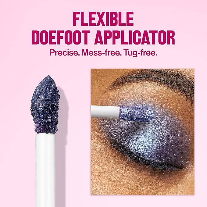 REVLON Glimmer Liquid Shadow, Smudge-Proof Shimmer Eyeshadow Makeup, Long Lasting, High Pigment, 204 Rock-IT