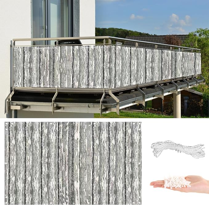 Privacy Screen 4.9' x 6.6' Privacy Protection Weatherproof Outdoor Privacy - Image 8