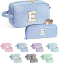 YOOLIFE Gifts for Teen Girls - Personalized Initial Makeup Bag, Birthday Gifts for Women Sister Friend Daughter Girls Kids