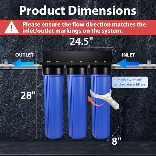 iSpring Whole House Water Filter System, Highly Reduces Sediment, and up to 99% - Image 4