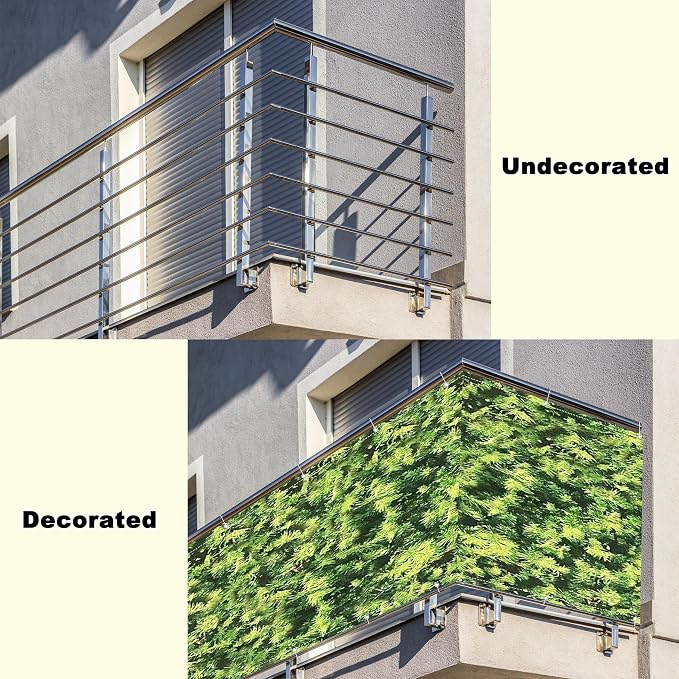 Privacy Screen Protector 2' x 23' Durable and UV Resistant Outdoor Privacy - Image 8