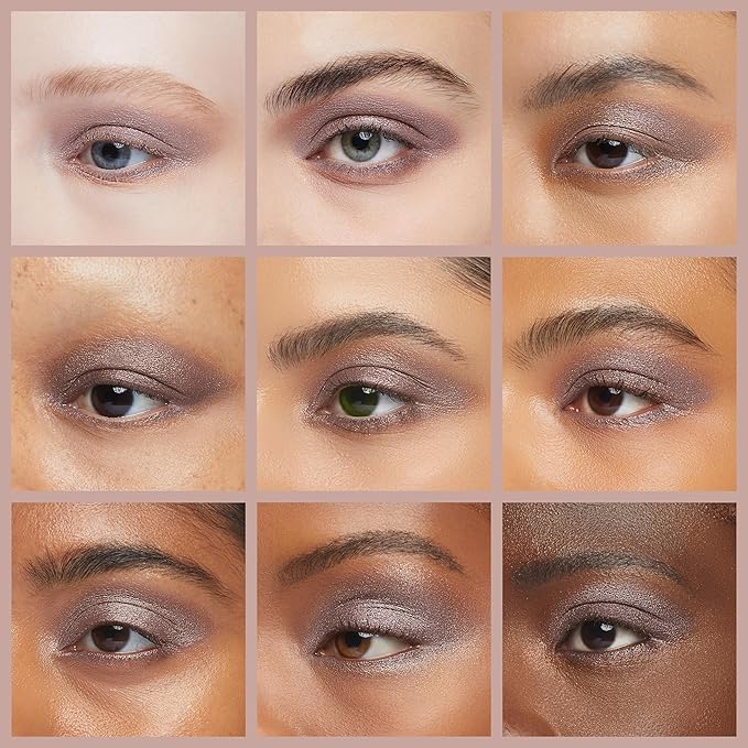 Palladio Waterproof Eyeshadow Stick with Blending Sponge, Long Lasting & Effortless Application, Smudge Free & Crease Proof Formula, Matte & Shimmer Shades, Buildable Eye Shadow (Pearl shimmer)