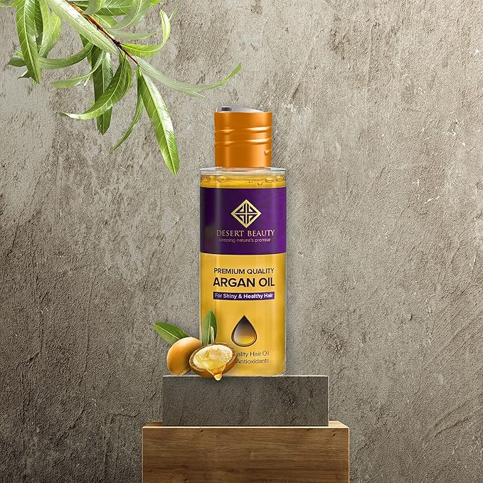 Argan Oil, 4 oz, Hair Oil Treatment for Dry Damaged Hair, Leave-in Conditioner, Hydrating, Strengthens, Natural, Cruelty Free